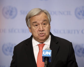 UN Secretary-General Antonio Guterres (file photo)