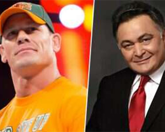 John Cena pays tribute to Rishi Kapoor