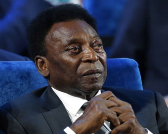 Brazilian Football Legend Pele (file photo)