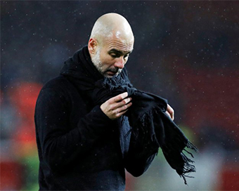 Manchester City coach Pep Guardiola (file photo)