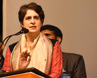 Congress general secretary Priyanka Gandhi Vadra