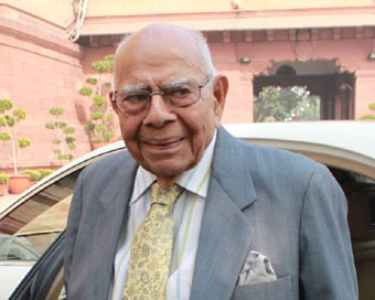 Senior advocate Ram Jethmalani. (File Photo: IANS)