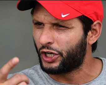 Former Pakistan captain Shahid Afridi