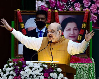 People in Tamil Nadu will teach lesson to those practicing family politics: Amit Shah