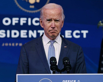 US President-elect Joe Biden