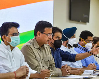 Congress leaders Venugopal, Surjewala, Gohil, Satav and Bajwa