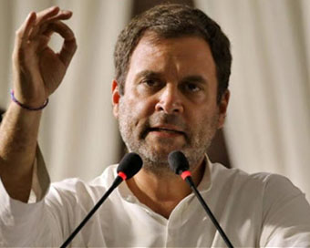 Former Congress chief Rahul Gandhi