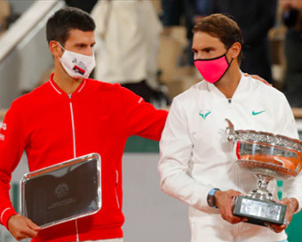 Novak Djokovic and Rafael Nadal