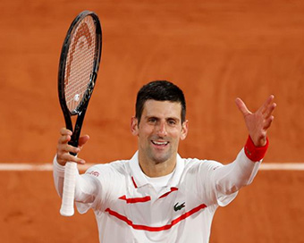 World number one Novak Djokovic