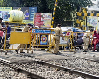 Freight train services stopped due to farmers