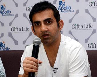 Former Indian cricketer Gautam Gambhir