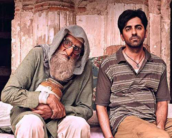 Amitabh Bachchan and Ayushmann Khurrana in 