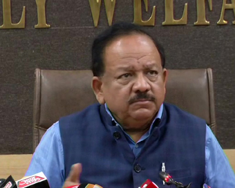 Union Health Minister Harsh Vardhan