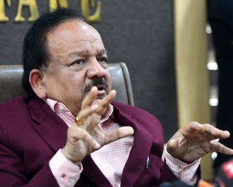 Union Health Minister Harsh Vardhan (file photo)