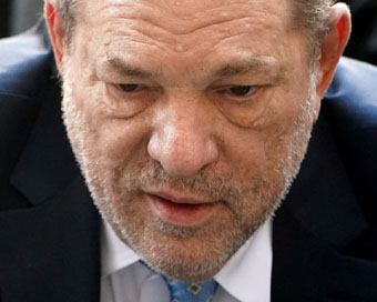 Hollywood film producer Harvey Weinstein 