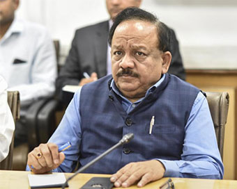 Health Minister Harshvardhan (file photo)