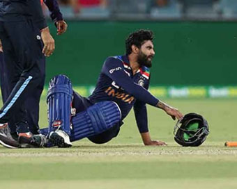 Ravindra Jadeja during 1st T20I vs Australia