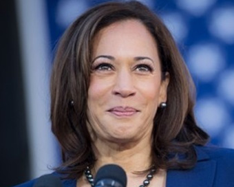 the US Vice President Kamala Harris