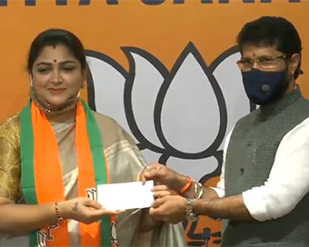 Congress spokesperson Khushboo Sundar joins BJP, praises PM Modi