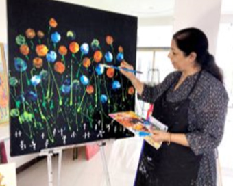 Kiran Soni Gupta at Visual Arts Gallery (file photo)