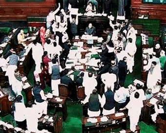 Lok Sabha adjourned till noon