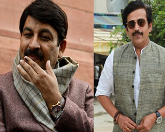 Manoj Tiwari (left) - Ravi Kishan (right)