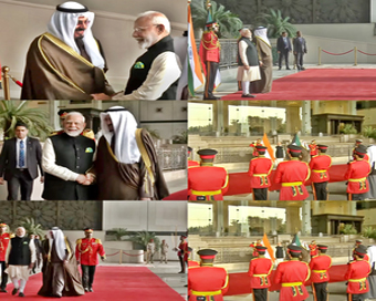 PM Modi accorded Guard of Honour at Kuwait