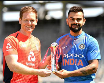 England captain Eoin Morgan and Virat Kohli (file photo)