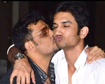 Mukesh Chhabra with Sushant Singh rajput