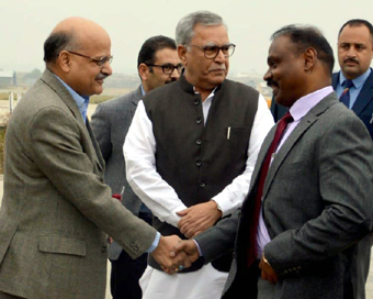 Murmu arrives in Srinagar to take over as 1st LG of J&K