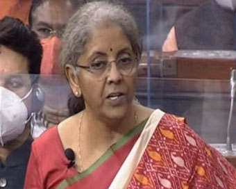 Finance Minister Nirmala Sitharaman