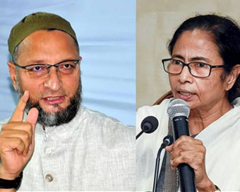 Owaisi (left) - Mamata (right)