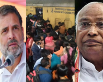 New Delhi stampede: Congress leaders extend condolences to bereaved families, flay Railways & Centre