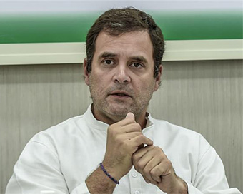 Former Congress chief Rahul Gandhi 