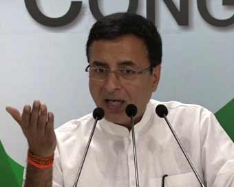 Congress spokesperson Randeep Singh Surjewala (file photo)