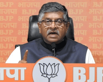 Senior BJP leader Ravi Shankar Prasad (File Photo)