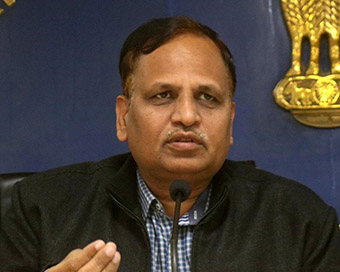 Health Minister Satyendar Jain (file pic)