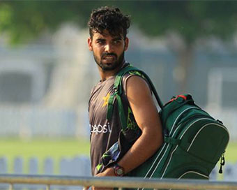 Leg-spinning Pakistan all-rounder Shadab Khan