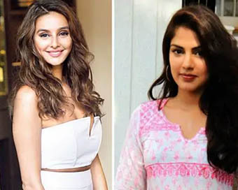 Actress-veejay Shibani Dandekar (left) - Rhea Chakraborty (right)