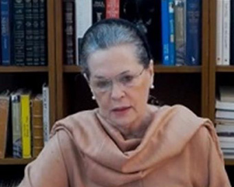  Congress interim president Sonia Gandh