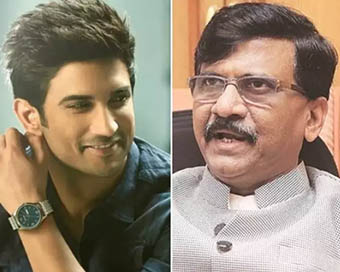 Sushant Singh Rajput (left), Sanjay Raut (right)