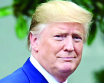 US President Donald Trump