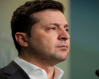 Ukrainian President Volodymyr Zelensky