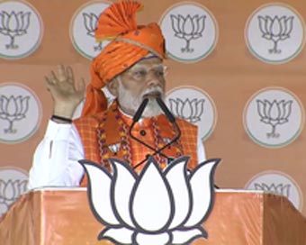 In MP poll rally, PM Modi assails Congress for 