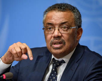 WHO Director General Tedros Adhanom Ghebreyesus (file photo)