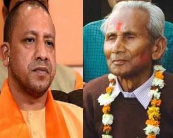 UP CM Yogi Adityanath and his father Anand Singh Bisht 