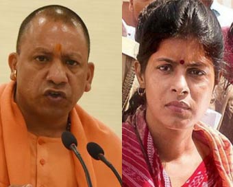 Chief Minister Yogi Adityanath, state minister Swati Singh (file photo)